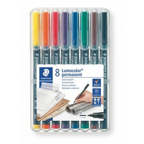 Staedtler Alkoholos marker készlet OHP 1mm317 M 8 különböző szín