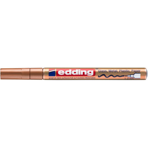 Edding Lakkmarker 1-2mm751 vörösréz