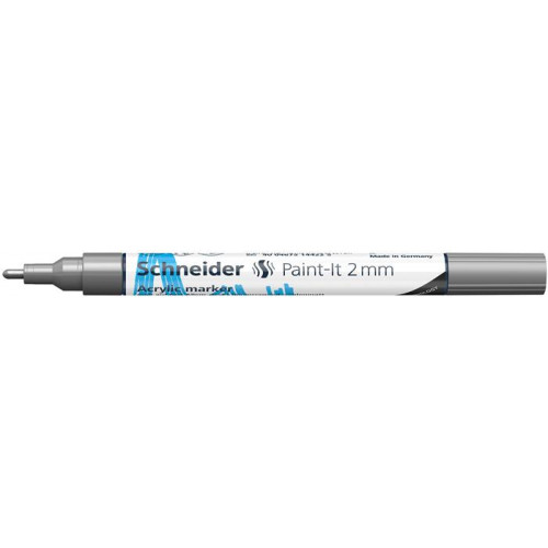 Schneider Akril marker 2mmPaint-It 310 ezüst