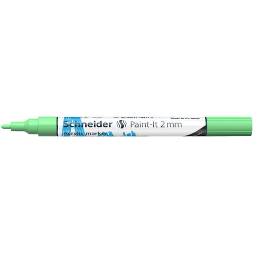 Schneider Akril marker 2mmPaint-It 310 pasztellzöld