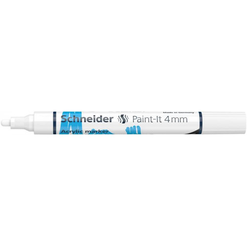 Schneider Akril marker 4mmPaint-It 320 fehér