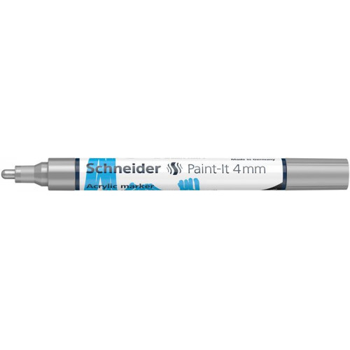 Schneider Akril marker 4mmPaint-It 320 ezüst