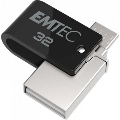 Emtec Pendrive 32GB USB 2.0 USB-A/microUSBT260B Mobile&Go