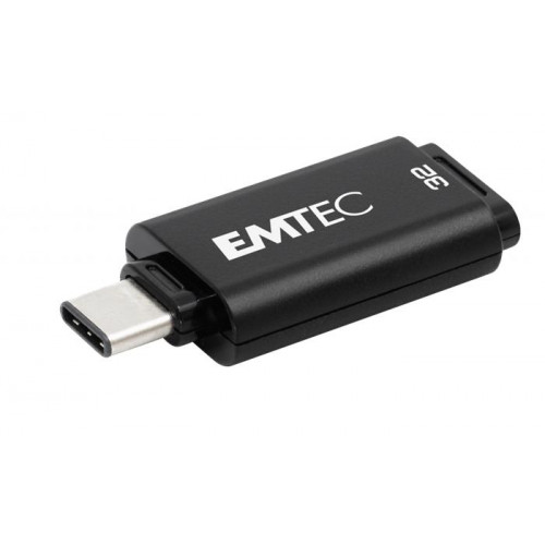 Emtec Pendrive 32GB USB-C 3.2D400 Type-C fekete