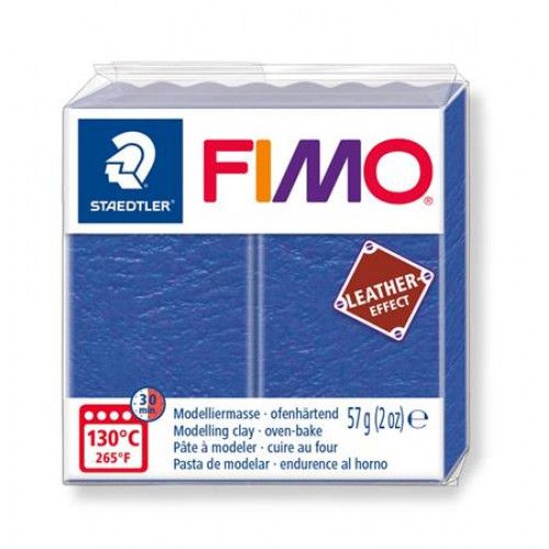 Fimo Gyurma 57g égethetőLeather Effect indigókék