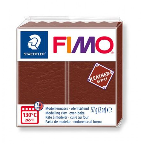 Fimo Gyurma 57g égethetőLeather Effect dió