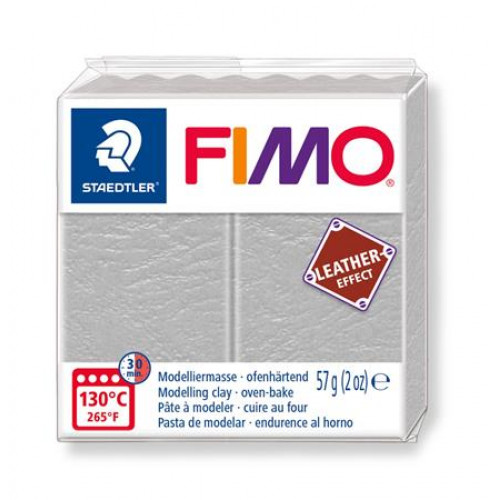 Fimo Gyurma 57g égethetőLeather Effect galambszürke