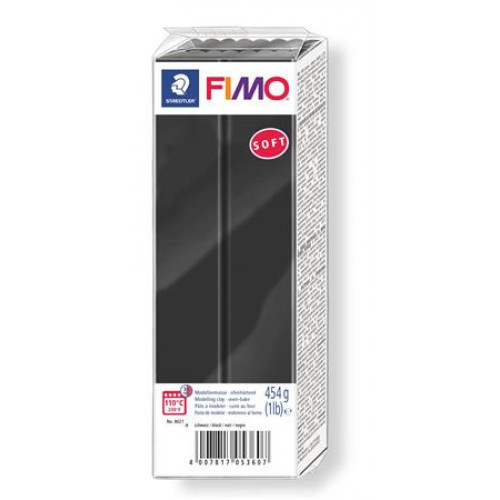 Fimo Gyurma 454g égethetőSoft fekete