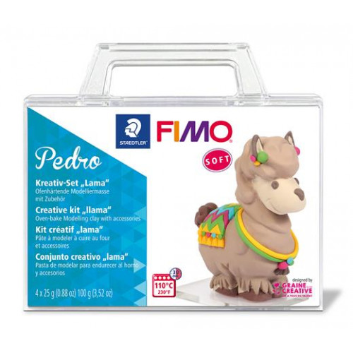 Fimo Gyurma készlet 4x25g égethetőSoft Creative Pedro Láma