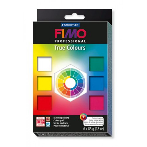 Fimo Gyurma készlet 6x85g égethetőProfessional True Colours 6 különböző szín