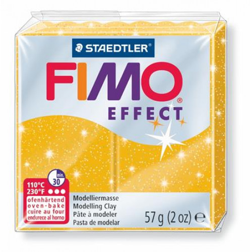 Fimo Gyurma 57g égethetőEffect csillámos arany