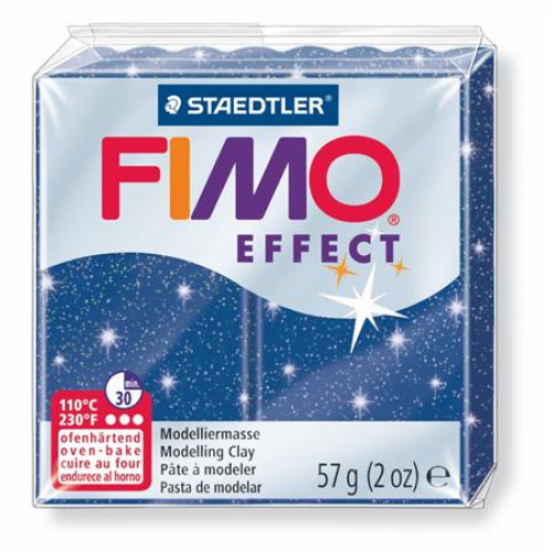 Fimo Gyurma 57g égethetőEffect csillámos kék