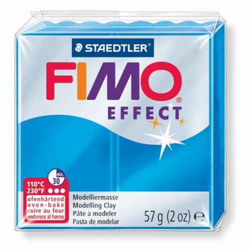 Fimo Gyurma 57g égethetőEffect áttetsző kék