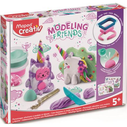 Maped Creativ Modellező gyurma készlet levegőre száradóModeling Friends Magical mágikus