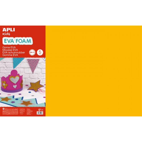 Apli Moosgumi 400x600mmEva Sheets narancssárga