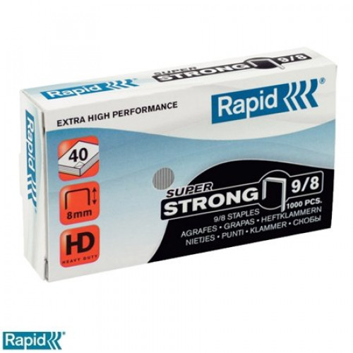 Rapid Tűzőkapocs 9/8 horganyzottSuperstrong