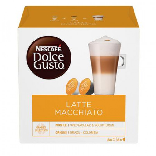 Kávékapszula 8x2db Nescafé Dolce Gusto Latte macchiato