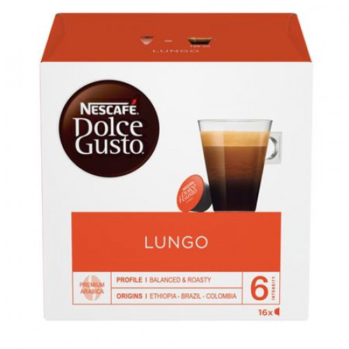 Kávékapszula 16db Nescafé Dolce Gusto Caffé Lungo