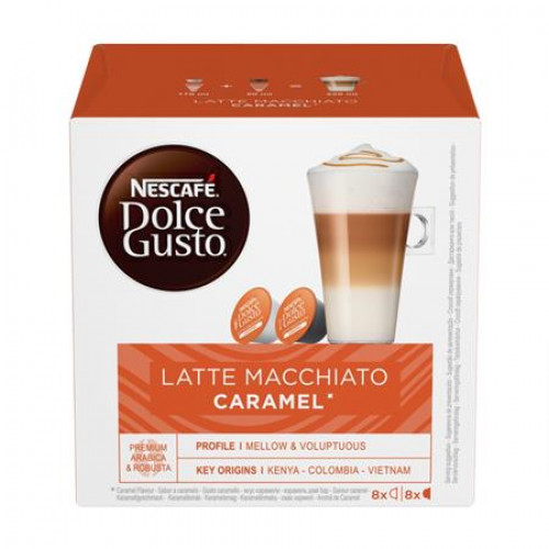 Kávékapszula 8x2db Nescafé Dolce Gusto Latte Macchiato karamellás