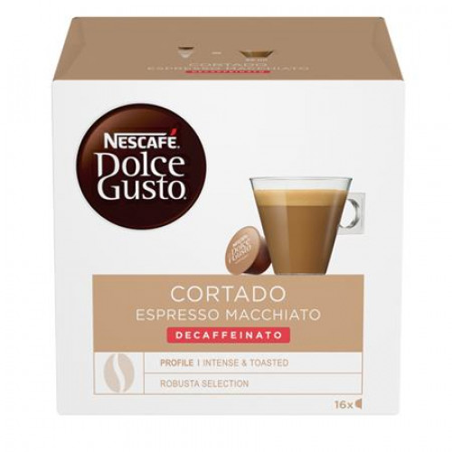 Kávékapszula 16db Nescafé Dolce Gusto Cortrado koffeinmentes