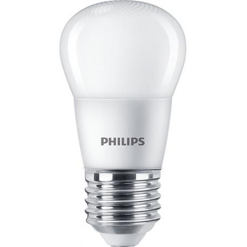 LED izzó E27 kisgömb P45 5W 470lm 2700K Philips CorePro
