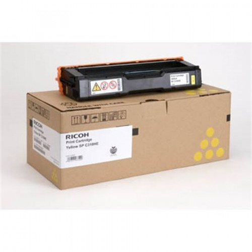 Ricoh 407635 Lézertoner Aficio SP C320DN nyomtatókhozsárga 6,6k