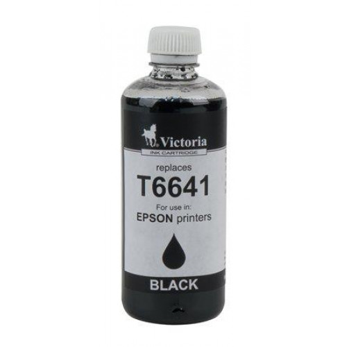 Victoria T66414 Tinta L100 200mfp nyomtatókhozfekete 100ml