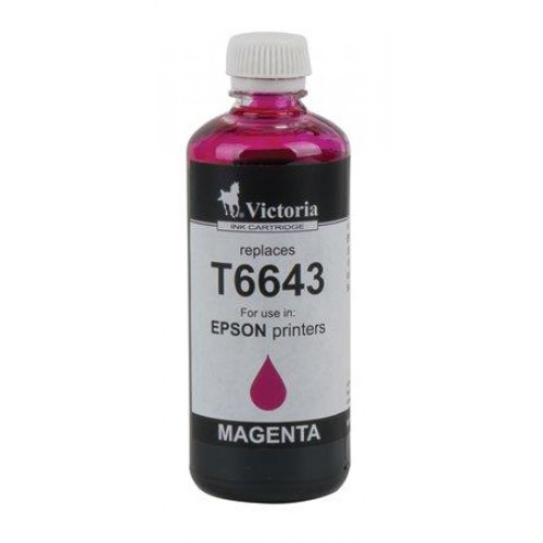 Victoria T66434 Tinta L100 200mfp nyomtatókhozvörös 100ml