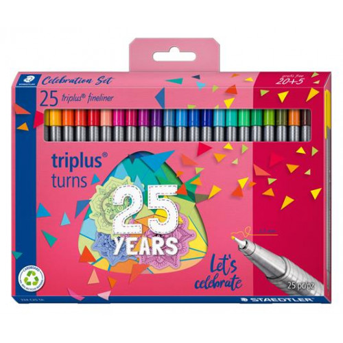 Staedtler Tűfilc készlet 0,3mmTriplus fineliner 334 25 különböző szín