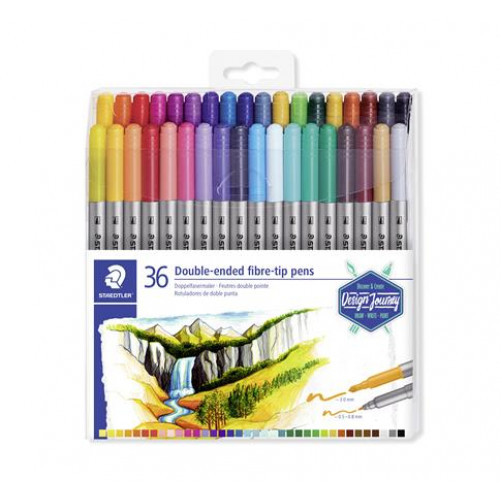 Staedtler Rostirón készlet 0,8/3,0mm kétvégű3200 36 különböző szín