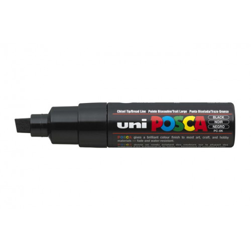 Uni Dekormarker 8mmPosca PC-8K fekete