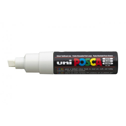 Uni Dekormarker 8mmPosca PC-8K fehér