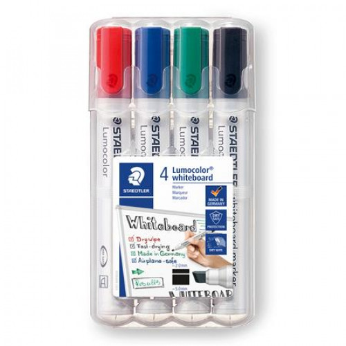 Staedtler Táblamarker készlet 2-5mm vágottLumocolor 351 B 4 különböző szín