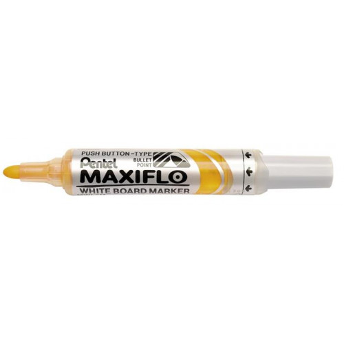 Pentel Táblamarker 2,5mm kúposMaxiflo MWL5M sárga