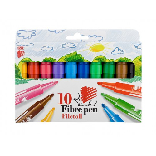 Ico Filctoll készlet 1-3mmSüni 10 különböző szín