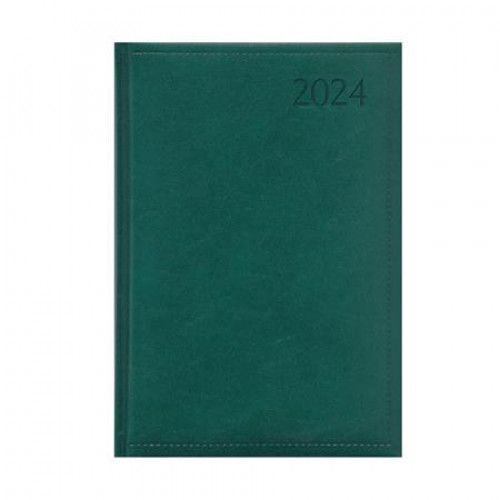 Naptár tervező B6 napi Toptimer Traditional zöld (2024)