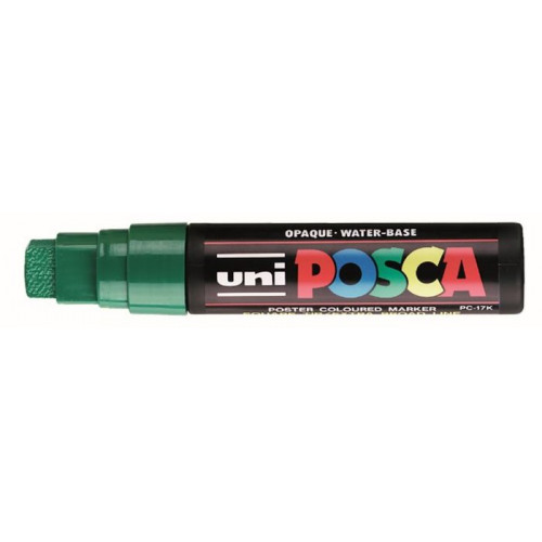 Uni Dekormarker 15mm vágottPosca PC-17K zöld