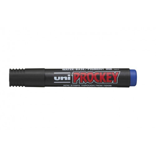 Jelölőmarker vízbázisú 1,2-1,8mm Uni Prockey PM-122 kék