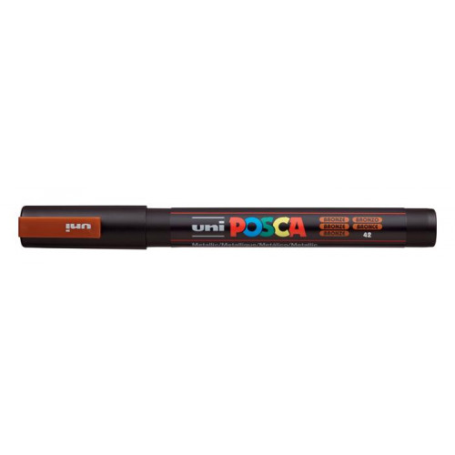 Uni Dekormarker 0,9-1,3mmPosca PC-3M bronz