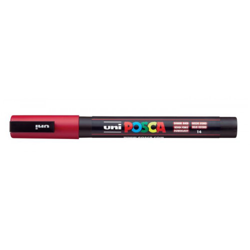 Uni Dekormarker 0,9-1,3mmPosca PC-3M sötétpiros