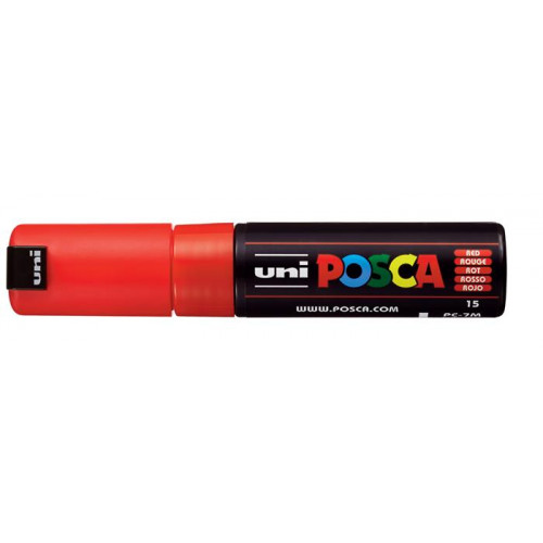 Uni Dekormarker 4,5-5,5mmPosca PC-7M piros