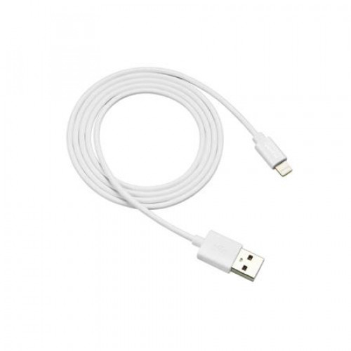 Canyon USB kábel USB - Lightning (Apple) 1mMFI-1 fehér