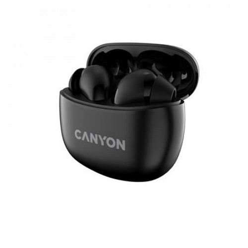 Fülhallgató TWS vezeték nélküli Bluetooth 5.3 Canyon TWS-5 fekete