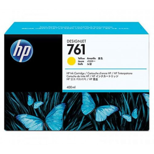 Hp Tintapatron DesignJet T7100 nyomtatóhoz761 sárga 400ml CM992A