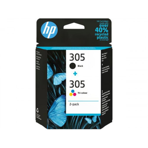 Hp Tintapatron multipack Deskjet 2320,2710 4120 nyomtatókhoz305 fekete színes 120+100 oldal 6ZD17AE