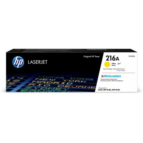 Hp LézertonerColor LaserJet Pro M182 M183 nyomtatókhoz216A sárga 0,85k W2412A