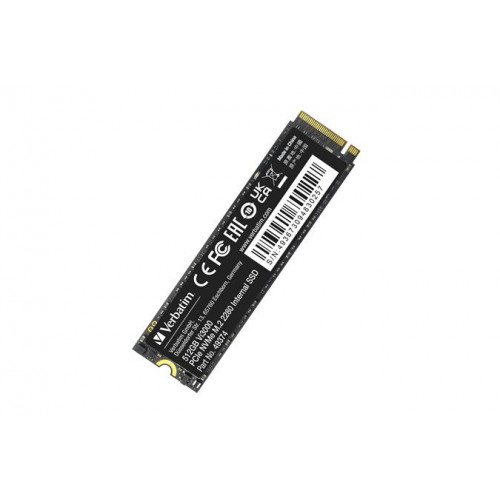 SSD (belső memória) 512GB PCIe NVMe M2 3300/2500 MB/s Verbatim Vi3000