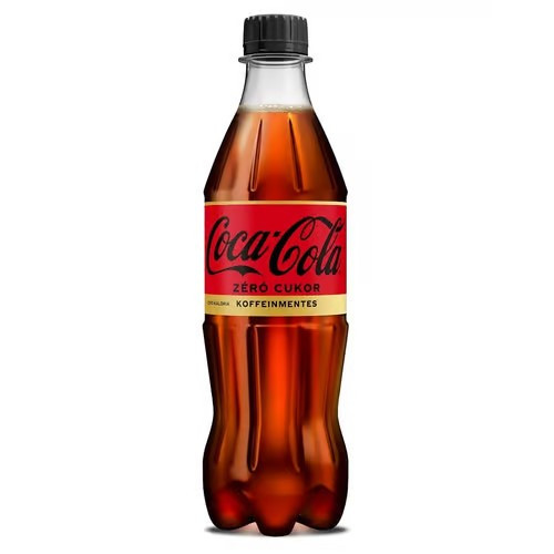 Üditőital szénsavas 0,5l Coca Cola Zero KOFFEINMENTES