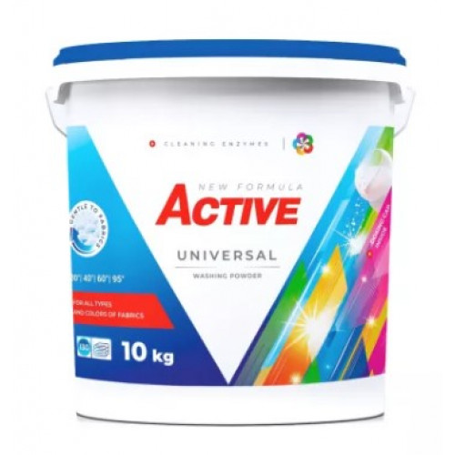 Active Mosópor 10kgUniversal 130 mosáshoz-vödrös