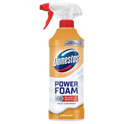 Domestos WC- és fürdőszoba tisztító hab 435mlPower Foam - Citrus